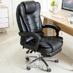 Office Racing Gaming Chairs Swivel Leather Recliner Computer Chair Executive UK