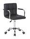 Office Swivel Chair Pu Leather Computer Desk Chairs Salon Bar Stools Black Home