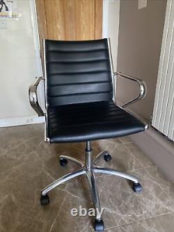Office hydraulic leather chair