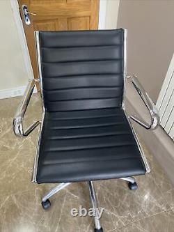 Office hydraulic leather chair