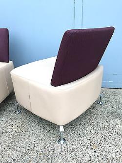 OrangeBox Path 01 Chair Leather Office Soft Seating Designer Reception Chairs