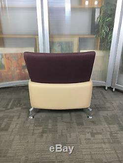 OrangeBox Path 01 Chair Leather Office Soft Seating Designer Reception Chairs