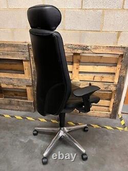 Orangebox Leather Office Swivel Chair 64-9878 RRP900