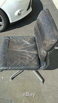 Original Black Leather Eames Soft Pad Office Chair Sensible offers accepted