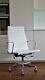 Original Icf Eames Ea119 Ergonomic Office Chair In White Leather