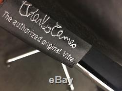 Original Vitra Charles & Ray Eames EA117 Beautiful Black leather & Chrome