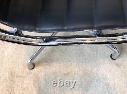 Original Vitra Eames EA108 Leather/Chrome Office/Dining Chair London Delivery