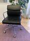 Original Vitra Eames Softpad Office Chair Black Leather/excellent Condition
