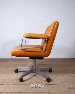 Osvaldo Borsani Vintage Designer Tilt Swivel Office Desk Chair 1970s