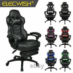 PC Computer Gaming PU Leather Office Chairs High Back Racing Office Desk UK