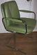 Pieff Eleganza Green Leather 1970's Dining/office Chair, From Harrods, Vintage