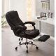 Pu Leather Computer Desk Chair Executive Office Chair Lumbar Support Adjustable