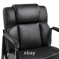 PU Leather Executive Reception Chair Office Guest Chair for Waiting Room, Lounge