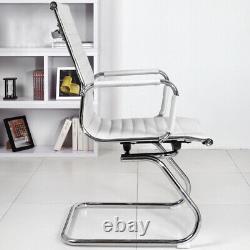 PU Leather High Back Home Office Chair Dining Room Ergonomic Computer Chair