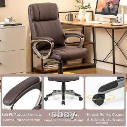 PU Leather Office Chair 360° Swivel Computer Chair Ergonomic Executive Chair