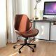 Pu Leather Office Chair With Wheels And Padded