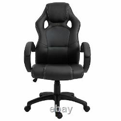 PU Leather Racing Gaming Office Chair Swivel Adjustable Computer Designer Chair