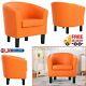 Pu Leather Tub Chair Armchair Sofa Seat Chairs For Dining Living Room Office New