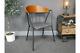 Pair Of Industrial Retro Rustic Grey Faux Leather Dining Office Chairs (dx7137)