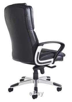 Palermo Leather Chair In Black Computer Cabinet Office chair