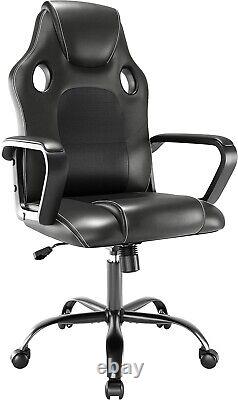 Play haha. Gaming Chair Office Computer Desk Swivel Chairs -Black