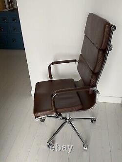 Quebec Soft Pad Office Chair Vintage Brown
