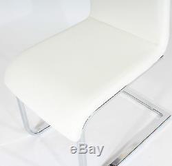 REBOXED PREMIUM QUALITY Dining/Office Chairs x6 Mixed Colour Leather & Chrome