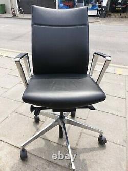 REDUCED FOR SALE Great condition Girsberger Diagon Black Leather Office Chair