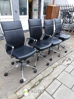 REDUCED FOR SALE Great condition Girsberger Diagon Black Leather Office Chair