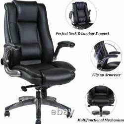 REFICCER Office Chair High Back Leather Ergonomic Executive Computer Desk Chair