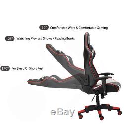 RG-MAX Pro Reclining Sports Racing Gaming Car Office Desk PC Faux Leather Chair
