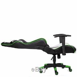 RG-MAX Pro Reclining Sports Racing Gaming Office Desk PC Fx Leather Chair Green
