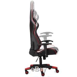 RG-MAX Pro Reclining Sports Racing Gaming Office Desk PC Fx Leather Chair Red