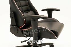 RGB Gaming Racing Office Chair Computer Chair Swivel Recliner Leather Executive