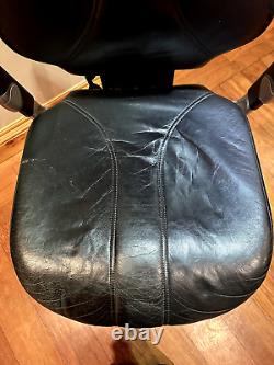 RH Logic 400 XL Elegance Ergonomic Black Leather Office Chair
