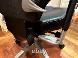 RH Logic 400 XL Elegance Ergonomic Black Leather Office Chair