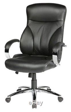 RS Pro Oslo leather faced business office Executive Computer Chair black