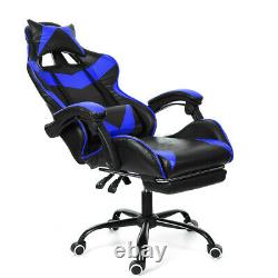 Racing Gaming Chair High Back Office Chair Recliner Computer Leather Swivel Desk