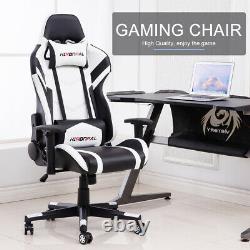 Racing Gaming Chair Office Executive Swivel PU Leather Sport Computer Desk Chair
