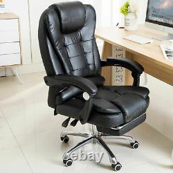 Racing Gaming Chair PC Executive Office Computer Desk Recliner Footrest Recliner