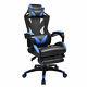 Racing Gaming Chair Pu Leather Swivel Recliner Office Seat Adjustable Height