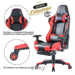 Racing Gaming Chair Swivel Lift Computer Desk Leather Office Chairs Teens Kids