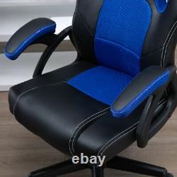 Racing Gaming Chair Swivel Office Computer Desk Chair PU Leather Ergonomic Home