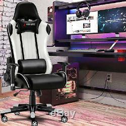 Racing Gaming Chair Swivel Recliner Leather Computer Desk Home Office Chair