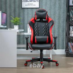 Racing Gaming Chairs Office Computer Desk Chairs with Swivel Recliner Leather UK