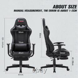 Racing Gaming Chairs with Footrest Swivel Office Chair Computer Desk Chair UK