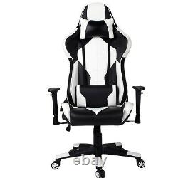 Racing Gaming Computer Chair PU Recliner Office Swivel Lift Adult Executive Seat