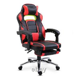 Racing Gaming Computer Chair PU Recliner Office Swivel Lift Adult Executive Seat
