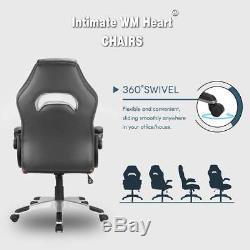 Racing Gaming Office Chair Computer Executive Recliner Swivel Sport PU Leather