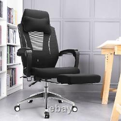 Racing Gaming Office Chair Executive Home Swivel Computer Recliner withFootrest UK